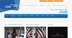 Desktop Screenshot of cse-radiologie.com