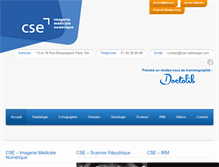Tablet Screenshot of cse-radiologie.com